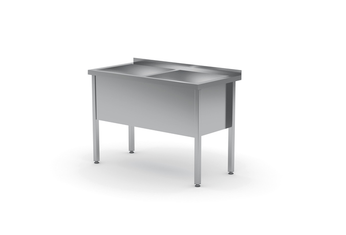 Zdjęcie do “Stół z basenem dwukomorowym 1500x700x850 mm - kod 206 157/4”.