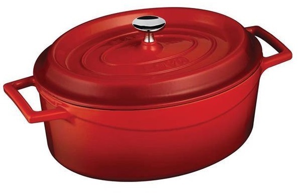 Zdjęcie do “Fine Dine Garnek żeliwny owalny Lava 7,06 l  - kod 832226”.