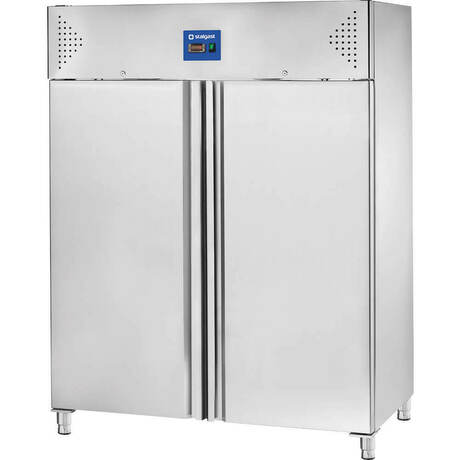 Zdjęcie do “Stalgast Szafa chłodnicza 2 drzwiowa ze stali nierdzewnej na nóżkach, GN 2/1, V 1300 l- kod S830132”.