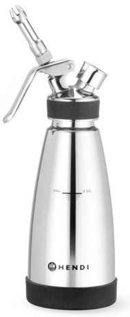 Zdjęcie do “Hendi Termo syfon do ciepłych i zimnych sosów 0,5 L - kod 588697”.