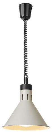 Zdjęcie do “Hendi Lampa do podgrzewania potraw wisząca, stożkowa 250 W - kod 273937”.