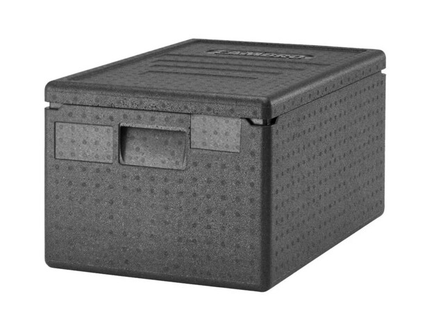 Zdjęcie do “Pojemnik termoizolacyjny Cam GoBox 46 L, Cambro GN 1/1, czarny, 600x400x(H)316mm - kod EPP180110”.