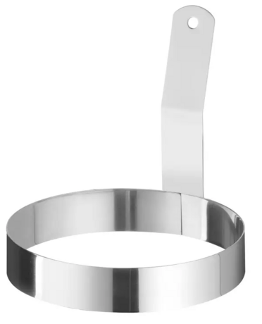 Zdjęcie do “Pierścień z uchwytem do jaj sadzonych śr. 128x(H)125 mm - kod 512098”.
