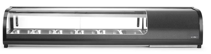 Zdjęcie do “Hendi Arktic Witryna chłodnicza do sushi 6x GN 1/3 (H)40 mm, poj. 62 l - kod 274088”.