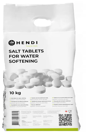 Zdjęcie do “Hendi Tabletki solne do uzdatniania i zmiękczania wody 10 kg - kod 237984”.