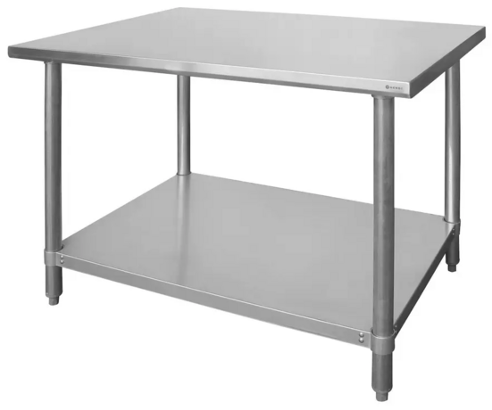 Zdjęcie do “Hendi Stół centralny z półką skręcany 1800x600x(H)850 mm Budget Line - kod 812488”.