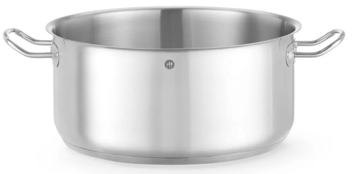 Zdjęcie do “Hendi Garnek niski Kitchen Line bez pokrywki poj. 12 l śr. 320(H)150 mm - kod 837689”.
