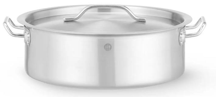 Zdjęcie do “Hendi Garnek niski z pokrywką 8,5 L, śr. 320x(H)139 mm - kod 836514”.