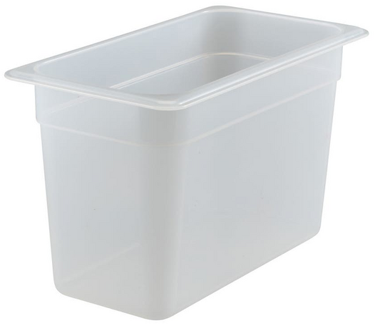 Zdjęcie do “Cambro Pojemnik GN 1/3 wys. 200 mm z przezroczystego polipropylenu - kod 38PP190”.