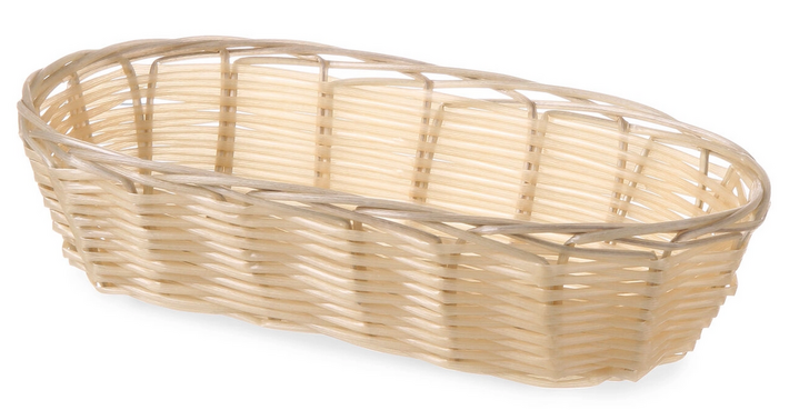 Zdjęcie do “Koszyk owalny z polirattanu  225x110x(H)60 mm - kod 426708”.