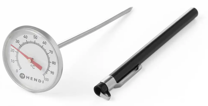 Zdjęcie do “Termometr z sondą HACCP - tarczowy - kod 271216”.