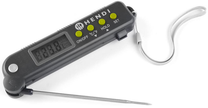 Zdjęcie do “Termometr cyfrowy HACCP ze składaną sondą - kod 271308”.