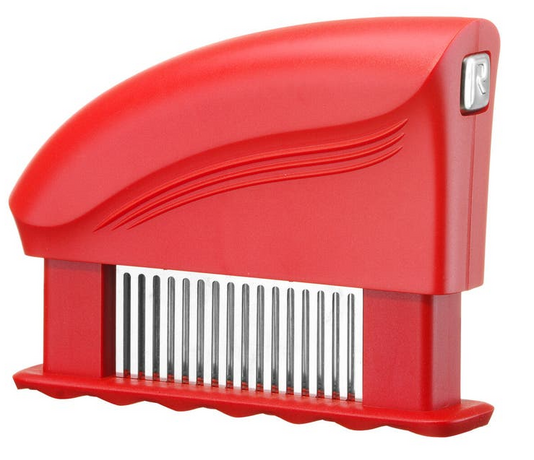 Zdjęcie do “Maszynka do zmiękczania mięsa - 51 ostrzy czerwona  - kod 843451”.