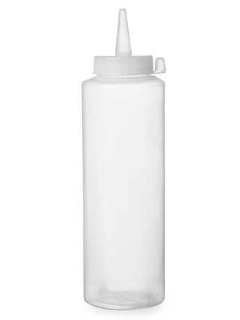 Zdjęcie do “Dyspenser do zimnych sosów poj. 0,35 l - przezroczysty - kod 557822”.