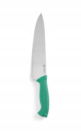 Zdjęcie do “Hendi Nóż kucharski HACCP - 240 mm, zielony - kod 842713”.
