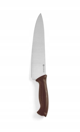 Zdjęcie do “Hendi Nóż kucharski HACCP - 240 mm, brązowy - kod 842799”.