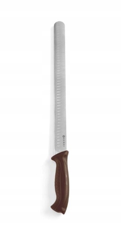 Zdjęcie do “Nóż do kebaba i szynki HACCP 350 mm, szlif kulfowy - kod 842966”.