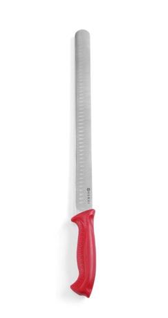 Zdjęcie do “Nóż do kebaba, shoarmy, szynki HACCP - 350 mm, czerwony - kod 842928”.