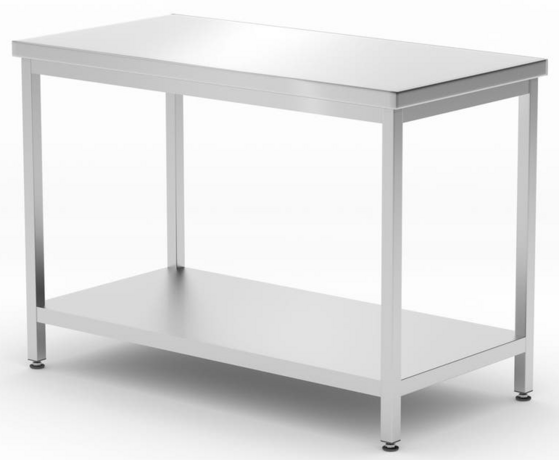 Zdjęcie do “Stół centralny z półką 1200x600x850 mm skręcany - kod 811528”.