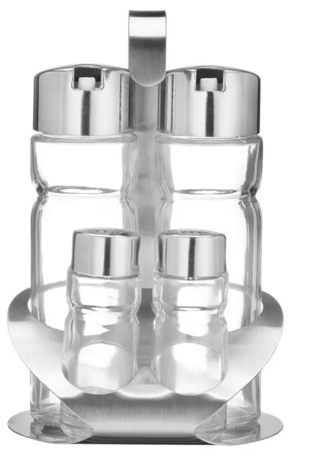 Zdjęcie do “Zestaw do przypraw - 4 częściowy - kod 465356”.