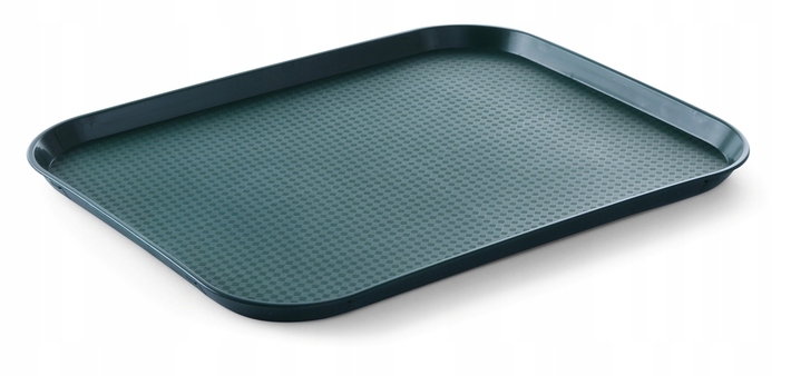 Zdjęcie do “Taca Fast Food z polipropylenu 350x450 mm, zielona - kod 878835”.