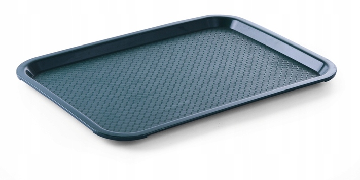 Zdjęcie do “Taca Fast Food z polipropylenu 305x415 mm, zielona - kod 878934”.