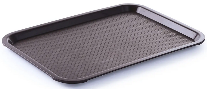 Zdjęcie do “Taca Fast Food z polipropylenu 305x415 mm, brązowa - kod 878941”.
