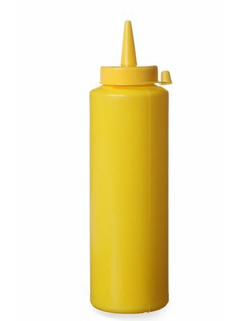 Dyspenser do zimnych sosów poj. 0,2 l - żółty - kod 558003