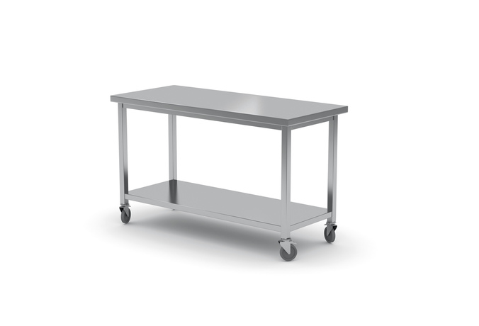 Zdjęcie do “Stół jezdny z półką 1100x600 - kod 104 116”.