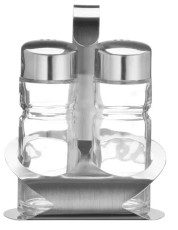 Zdjęcie do “Zestaw do przypraw - 2 częściowy (sól i pieprz) - kod 465301”.