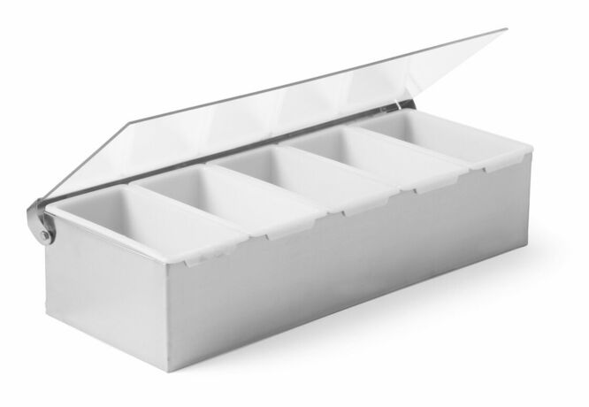 Zdjęcie do “Pojemnik barmański na dodatki do drinków 5 częściowy- kod 552100”.