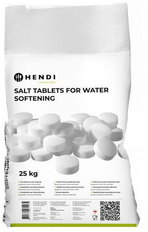 Zdjęcie do “Hendi Tabletki solne do uzdatniania i zmiękczania wody 25 kg - kod 231265”.