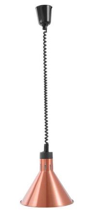 Zdjęcie do “Lampa do podgrzewania potraw - wisząca kolor miedziany kod 273876”.