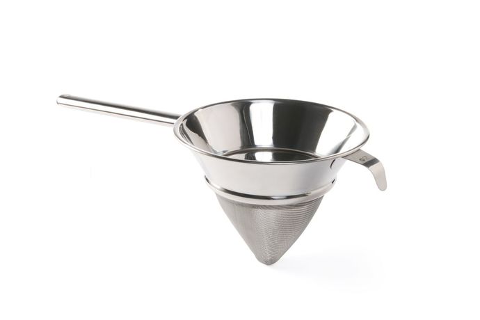 Zdjęcie do “Sito chińskie stożkowe z siatką śr. 245 mm - kod 647561”.