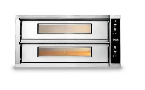 Zdjęcie do “Moretti Forni Piec do pizzy ze sterowaniem manualnym 2 komory iDeck 8x pizza 300 mm - kod MFPD60.60D”.