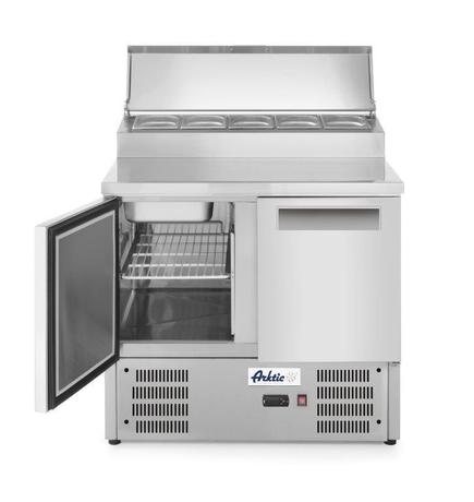 Zdjęcie do “Stół chłodniczy sałatkowy 2- drzwiowy z nadstawą - kod 236222”.