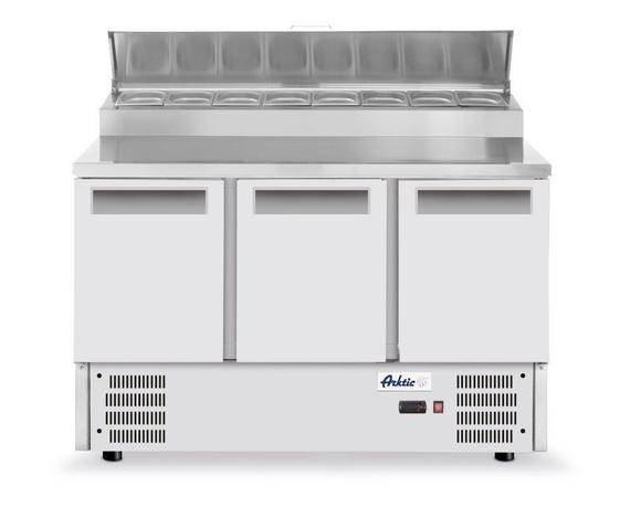 Zdjęcie do “Stół chłodniczy sałatkowy 3- drzwiowy z nadstawą - kod 236239”.