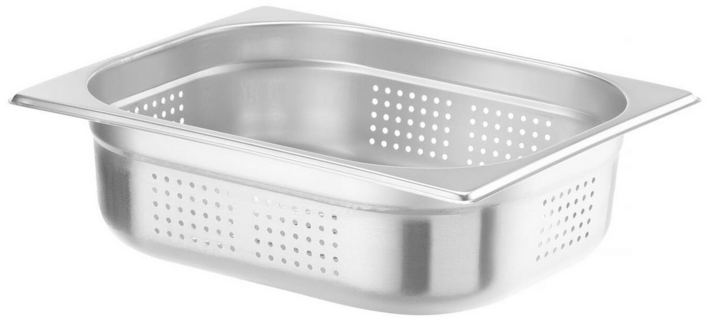 Zdjęcie do “Pojemnik GN 1/2 perforowany Kitchen Line wys. 100 mm - kod 807330”.