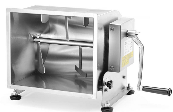 Zdjęcie do “Mieszarka ręczna do farszu z dzieżą przechylną i przekładnią 20 l - kod 282281”.