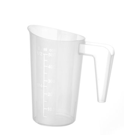 Zdjęcie do “Miarka polipropylenowa piętrowalna  poj. 0,5 l - kod 567814”.