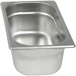 Zdjęcie do “Stalgast Pojemnik stalowy, Basic, GN 1/4, H 150 mm kod S114156”.