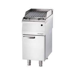Zdjęcie do “Stalgast Grill lawowy gazowy, ruszt S, 6,5 kW, G30 - kod S9732130”.