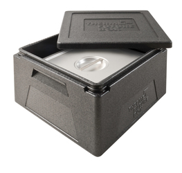 Zdjęcie do “Stalgast pojemnik termoizolacyjny do pizzy, czarny 27 l - kod S057231”.