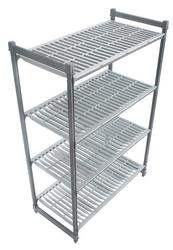 Zdjęcie do “Cambro regał magazynowy Cambro Basics Plus z kompozytu z 4 wentylowanymi półkami - kod CBU183672V4”.