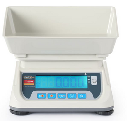 Zdjęcie do “TEM Waga kuchenna LCD z legalizacją, zakres 6 kg - kod TEKO+LCD06T-P1”.