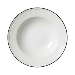 Zdjęcie do “Fine Dine Talerz do pasty Bead Black Band 240 mm - kod 1406X0123”.