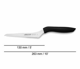 Zdjęcie do “Arcos Nóż uniwersalny zakrzywiony NIZA dł. 130/265 mm - kod 134900”.