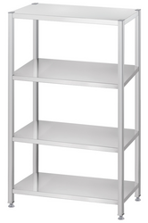Stalgast regał magazynowy,półki pełne 800x400x1800 mm skręcany - kod S670084