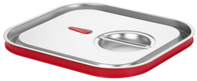 Zdjęcie do “Pokrywka z uszczelką silikonową do pojemników GN 2/3 Budget/Kitchen Line - kod 807613”.