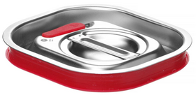 Zdjęcie do “Pokrywka z uszczelką silikonową do pojemników GN 1/9 Budget/Kitchen Line - kod 807651”.